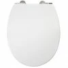 Croydex Anti-Bacterial Thermoset Toilet Seat with Slow-Close Easy-Fit Hinge - Gloss White 1 Croydex Anti-Bacterial Thermoset Toilet Seat with Slow-Close Easy-Fit Hinge - Gloss White -TOILET ACCESSORIES Sales WL400122H med