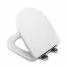 Croydex Garda D-Shape White Flexi-Fix Toilet Seat with Soft Close and Quick Release - WL600922H 1 Croydex Garda D-Shape White Flexi-Fix Toilet Seat with Soft Close and Quick Release - WL600922H -TOILET ACCESSORIES Sales WL600922H P
