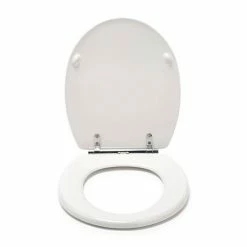 Croydex Lugano White Flexi-Fix Toilet Seat with Soft Close and Quick Release - WL601022H -TOILET ACCESSORIES Sales WL601022H D2 460