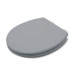 Croydex Lugano Grey Flexi-Fix Toilet Seat with Soft Close and Quick Release - WL601031H -TOILET ACCESSORIES Sales WL601031H D3 460