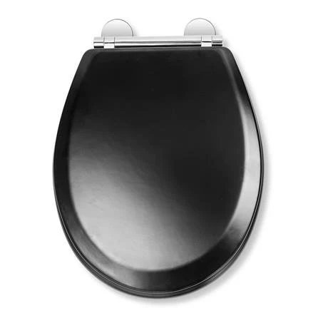 Croydex Lene Black Flexi-Fix Toilet Seat with Soft Close and Quick Release - WL601121H 5 Croydex Lene Black Flexi-Fix Toilet Seat with Soft Close and Quick Release - WL601121H - Image 3