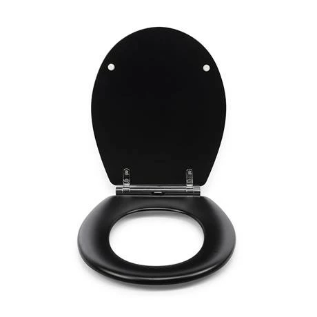 Croydex Lene Black Flexi-Fix Toilet Seat with Soft Close and Quick Release - WL601121H 7 Croydex Lene Black Flexi-Fix Toilet Seat with Soft Close and Quick Release - WL601121H - Image 5