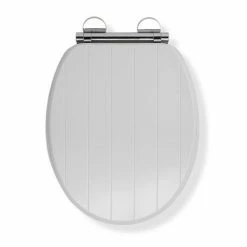 Croydex Portland White Sit Tight Toilet Seat with Soft Close and Quick Release - WL601122H -TOILET ACCESSORIES Sales WL601122H D2 460