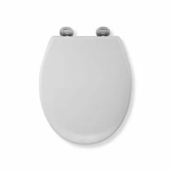 Croydex Flexi-Fix Constance White Anti-Bacterial Toilet Seat with Soft Close and Quick Release - WL601722H -TOILET ACCESSORIES Sales WL601722H ai3 460
