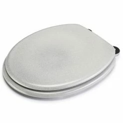 Croydex Flexi-Fix White Quartz Effect Anti-Bacterial Toilet Seat - WL601822H -TOILET ACCESSORIES Sales WL601822H ai4 460