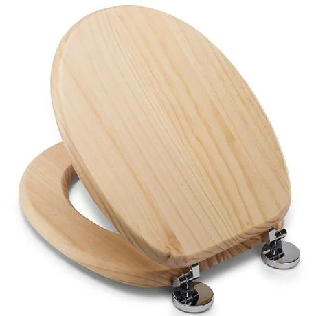 Croydex Flexi-Fix Davos Blonded Effect Solid Pine Anti-Bacterial Toilet Seat - WL602272H 6 Croydex Flexi-Fix Davos Blonded Effect Solid Pine Anti-Bacterial Toilet Seat - WL602272H - Image 4