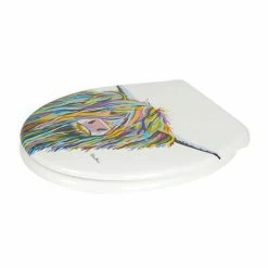 Croydex Angus McCoo Flexi-Fix Toilet Seat by Steven Brown Art - WL604022 -TOILET ACCESSORIES Sales WL604022 D3 460