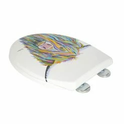 Croydex Angus McCoo Flexi-Fix Toilet Seat by Steven Brown Art - WL604022 -TOILET ACCESSORIES Sales WL604022 D5 460