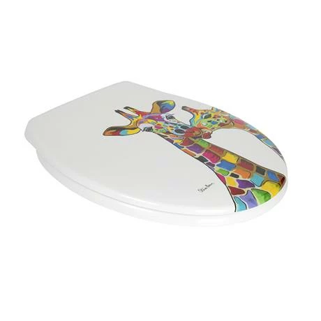 Croydex Francie & Josie Flexi-Fix Toilet Seat by Steven Brown Art - WL604122 4 Croydex Francie & Josie Flexi-Fix Toilet Seat by Steven Brown Art - WL604122 - Image 2