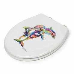 Croydex Hannah McWave Flexi-Fix Toilet Seat by Steven Brown Art - WL604222H -TOILET ACCESSORIES Sales WL604222H D4 460