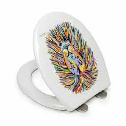 Croydex Lewis McZoo Flexi-Fix Toilet Seat by Steven Brown Art - WL604322H -TOILET ACCESSORIES Sales WL604322H D1 460