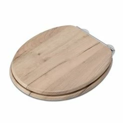 Croydex Corella Grey Oak Effect Flexi-Fix Toilet Seat with Soft Close and Quick Release - WL605231H -TOILET ACCESSORIES Sales WL605231H D1 460