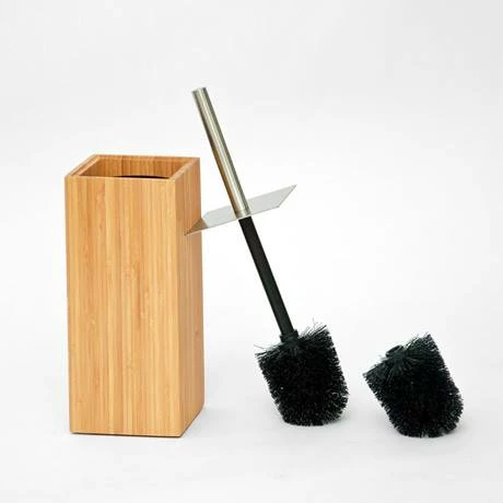 Wooden Toilet Brush & Holder Bamboo 7 Wooden Toilet Brush & Holder Bamboo - Image 5