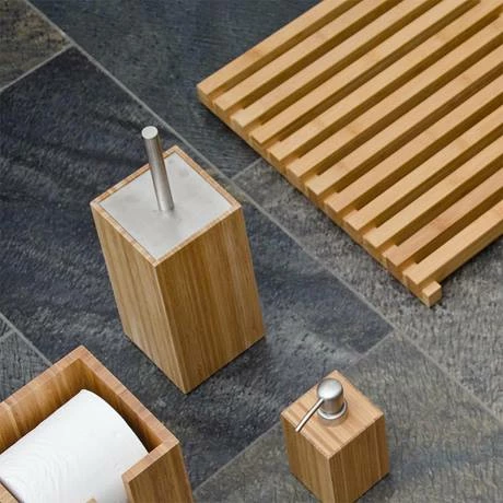 Wooden Toilet Brush & Holder Bamboo 8 Wooden Toilet Brush & Holder Bamboo - Image 6