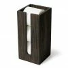Wooden Spare Toilet Roll Storage Box Dark Oak -TOILET ACCESSORIES Sales WTRBDO P