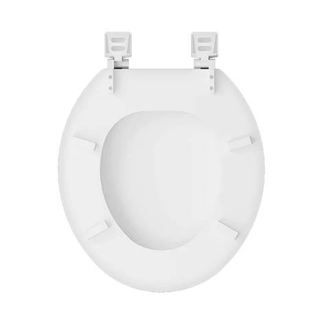 Traditional Style White Wooden Toilet Seat - WTS001 4 Traditional Style White Wooden Toilet Seat - WTS001 - Image 2