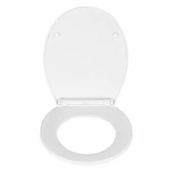 Wenko Kos Soft Close Toilet Seat - White -TOILET ACCESSORIES Sales Wenko Kos Soft Close Toilet Seat White d1 460