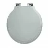 Imperial Etoile Soft Close Toilet Seat with Chrome Hinges - Grey Ecru -TOILET ACCESSORIES Sales XE50000104NSB P