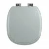 Imperial Radcliffe Soft Close Toilet Seat with Chrome Hinges - Grey Ecru 2 Imperial Radcliffe Soft Close Toilet Seat with Chrome Hinges - Grey Ecru -TOILET ACCESSORIES Sales XW50000104NSB P