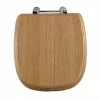 Imperial Radcliffe Standard Toilet Seat with Chrome Hinges - Natural Oak -TOILET ACCESSORIES Sales XW50000120 P