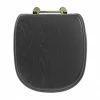 Imperial Radcliffe Standard Toilet Seat with Antique Gold Hinges - Wenge -TOILET ACCESSORIES Sales XW50000242 P