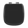 Imperial Radcliffe Soft Close Toilet Seat with Chrome Hinges - High Gloss Black -TOILET ACCESSORIES Sales XW500SS150SN P