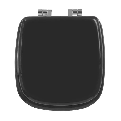 Imperial Radcliffe Soft Close Toilet Seat with Chrome Hinges - High Gloss Black 3 Imperial Radcliffe Soft Close Toilet Seat with Chrome Hinges - High Gloss Black