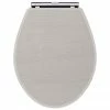 York Grey Top Fixing Soft Close Toilet Seat 2 York Grey Top Fixing Soft Close Toilet Seat -TOILET ACCESSORIES Sales YRKTSGRY p