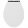 York White Ash Top Fixing Soft Close Toilet Seat